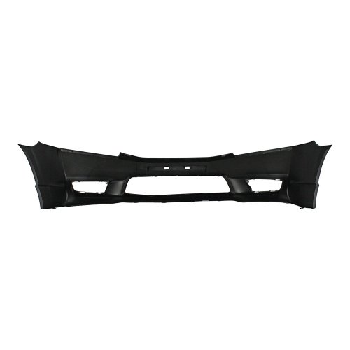 Parachoque Honda New Civic 2009 2010 2011 Dianteiro Preto Liso com Furo para Milha