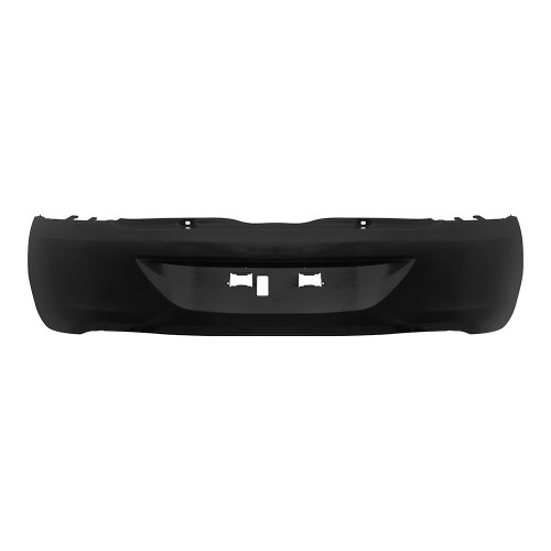 Parachoque Renault Clio Hatch 2006 2007 2008 2009 2010 2011 2012 2013 2014 2015 2016 Traseiro Preto Liso