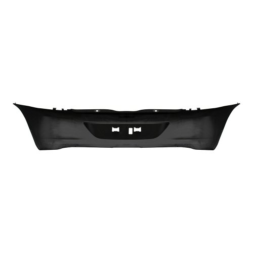 Parachoque Renault Clio Hatch 2006 2007 2008 2009 2010 2011 2012 2013 2014 2015 2016 Traseiro Preto Liso