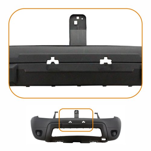 Parachoque Renault Duster 2011 2012 2013 2014 2015 Dianteiro Preto Liso e Inferior Texturizado sem Furo para Milha