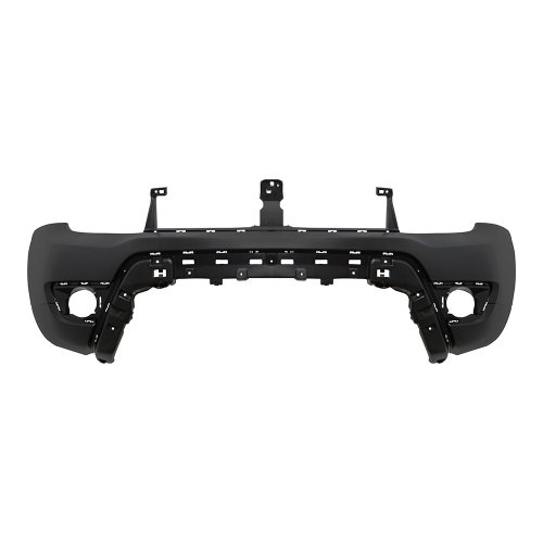 Parachoque Renault Duster Oroch 2016 2017 2018 2019 2020 2021 Dianteiro Preto Liso com Furo para Milha
