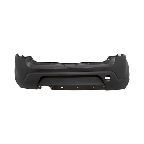 Parachoque Renault Sandero Stepway 2008 2009 2010 2011 2012 2013 2014 Traseiro Preto Liso e inferior Texturizado