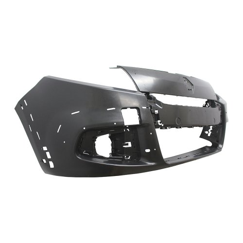 Parachoque Renault Sandero Stepway 2012 2013 2014 Dianteiro Preto Liso com Furo para Milha