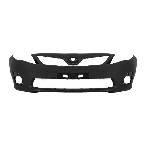 Parachoque Toyota Corolla 2012 2013 2014 Dianteiro Preto Liso com Furo para Milha