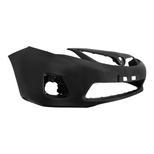 Parachoque Toyota Corolla 2012 2013 2014 Dianteiro Preto Liso com Furo para Milha