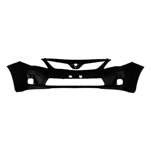 Parachoque Toyota Corolla 2012 2013 2014 Dianteiro Preto Liso com Furo para Milha