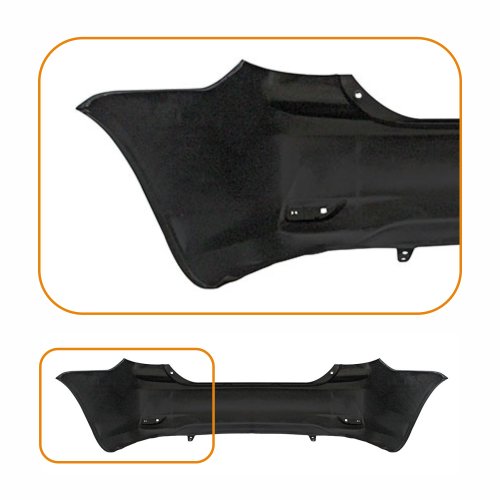 Parachoque Toyota Corolla 2012 2013 2014 Traseiro Preto Liso