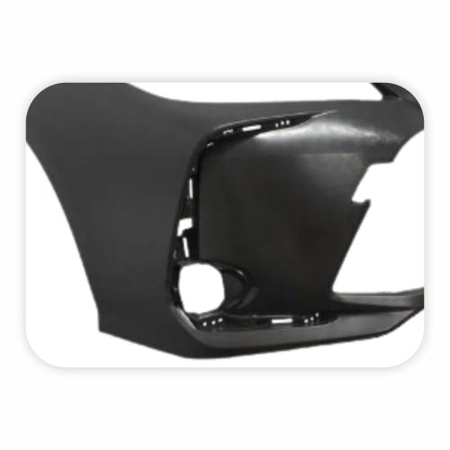 Parachoque Toyota Corolla 2020 2021 2022 2023 Dianteiro Preto Liso Com Furo Para Milha