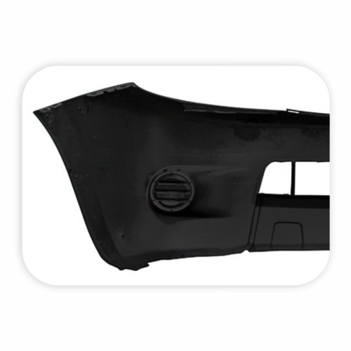 Parachoque Toyota Hilux Srv 2005 2006 2007 2008 Dianteiro Preto Texturizado sem Furo de Moldura Lateral sem Furo para Milha
