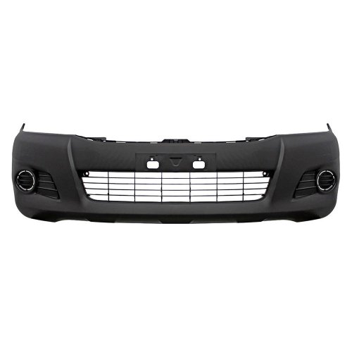 Parachoque Toyota Hilux Srv 2012 2013 2014 2015 Dianteiro Preto Texturizado com Furo de Moldura Lateral sem Furo de Milha