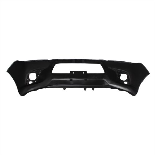 Parachoque Toyota Hilux Srv 2015 2016 2017 2018 Dianteiro Preto Liso sem Grade Cabine Dupla com Furo para Milha