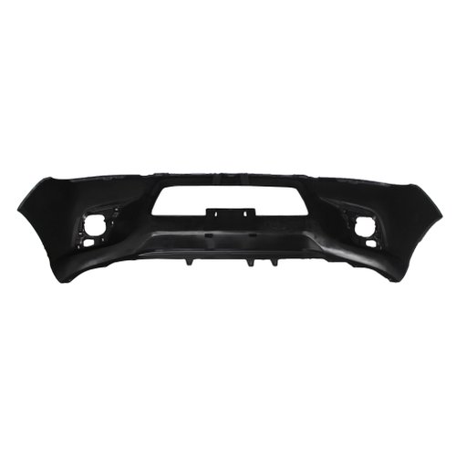 Parachoque Toyota Hilux Srv 2015 2016 2017 2018 Dianteiro Preto Liso sem Grade Cabine Simples com Furo para Milha