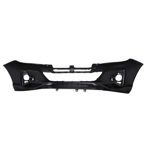 Parachoque Toyota Hilux Srv 2018 2019 2020 Dianteiro Preto Liso sem Grade com Furo para Milha