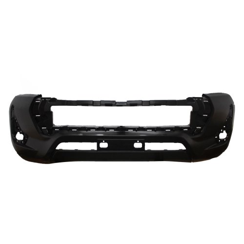 Parachoque Toyota Hilux Srv 2021 2022 2023 Dianteiro Preto Liso sem Grade com Furo para Milha