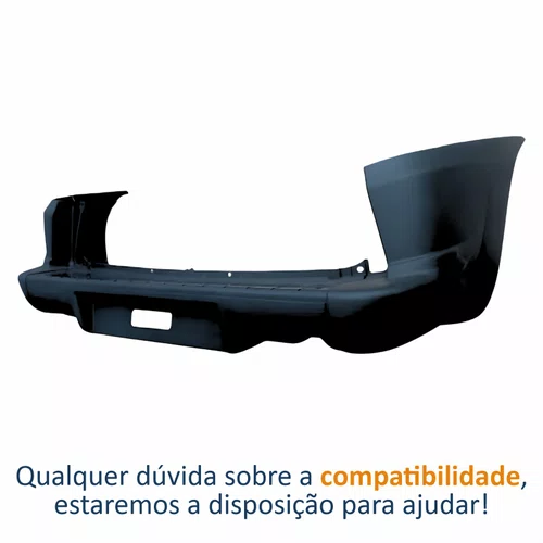 Parachoque Traseiro Fiat Doblô 2010 Até 2021 Completo Original