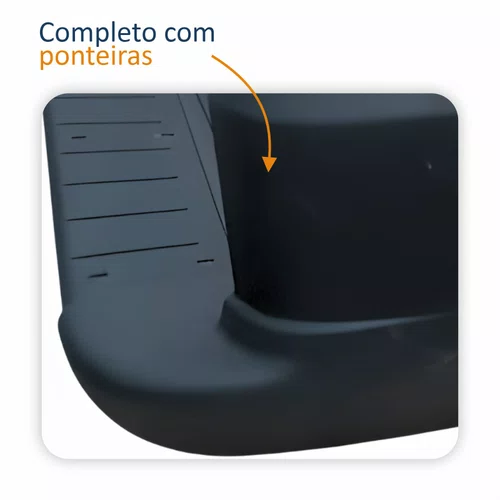 Parachoque Traseiro Fiat Doblô 2010 Até 2021 Completo Original