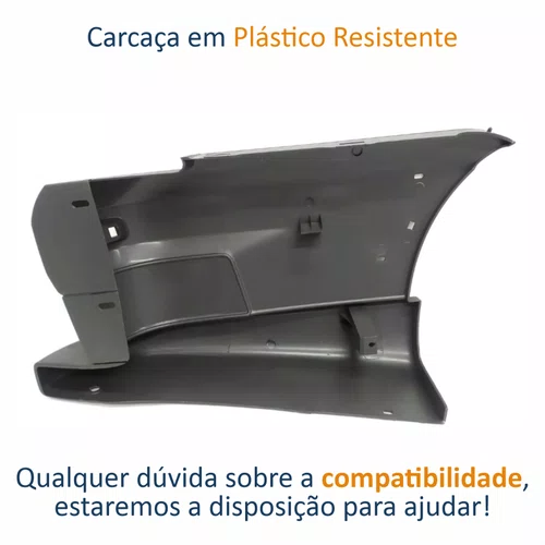 Para-Choque Traseiro Fiat Strada Working Trekking Adventure 2009 2010 2011 2012 2013 Lado Esquerdo Motorista