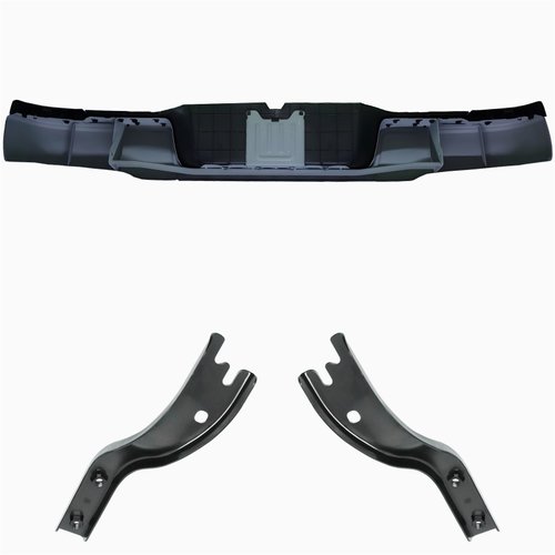 Parachoque Traseiro Toyota Hilux Srv 2016 Até 2022 Cromado Sem Furo De Sensor