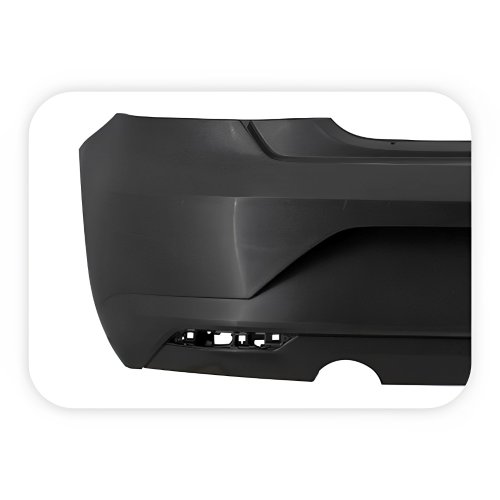 Parachoque Traseiro Vw Gol G7 2016 2017 2018 Com Refletor