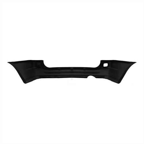 Parachoque Traseiro Vw Parati Bola G2 1995 1996 1997 1998 1999 Preto Liso com Furo para Luz de Neblina
