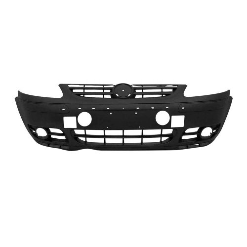 Parachoque Vw Crossfox 2005 2006 2007 Dianteiro Preto Texturizado com Furo para Milha