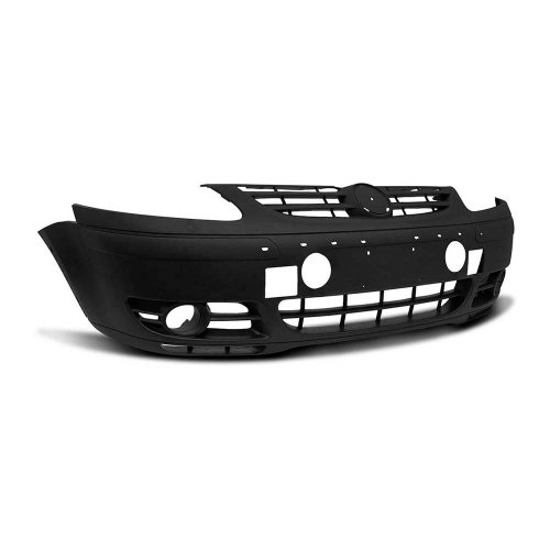 Parachoque Vw Crossfox 2005 2006 2007 Dianteiro Preto Texturizado com Furo para Milha