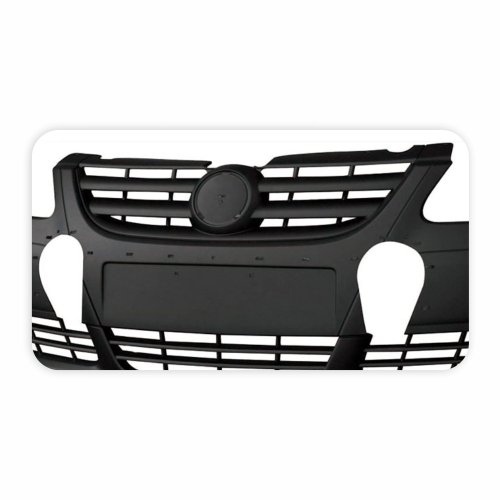 Parachoque Vw Crossfox 2008 2009 2010 Dianteiro Preto Texturizado com Furo para Milha