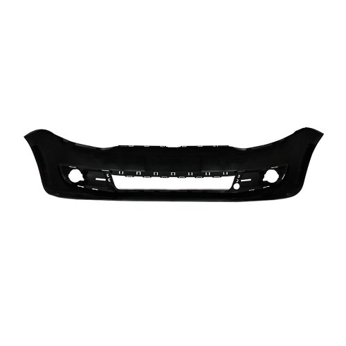 Parachoque Vw Fox 2010 2011 2012 2013 2014 Dianteiro Preto Liso com Furo para Milha