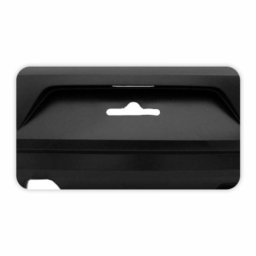 Parachoque Vw Fox 2011 2012 2013 2014 Traseiro Preto Liso Com furo para Refletor