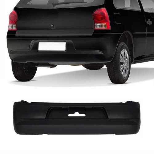 Parachoque Vw Gol G4 2005 2006 2007 2008 2009 2010 Traseiro Preto Texturizado