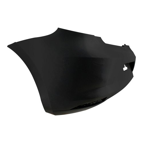 Parachoque Vw Gol G6 2012 2013 2014 2015 2016 Traseiro Preto Liso Com Furo para refletor