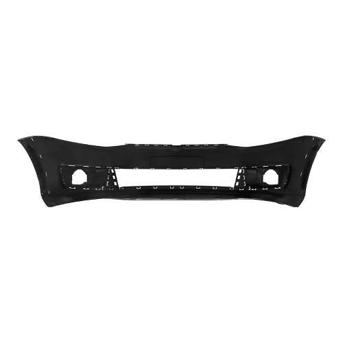 Parachoque Vw Gol G6 Track 2014 2015 2016 Dianteiro Preto Liso com Furo para Milha
