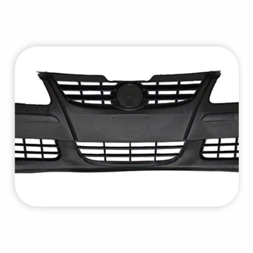 Para-Choque Volkswagen Gol Saveiro G4 2005 2006 2007 2008 2009 2010 Parati G4 2005 2006 2007 2008 2009 2010 2011 2012 2013 Dianteiro Preto Liso Sem Furo Milha
