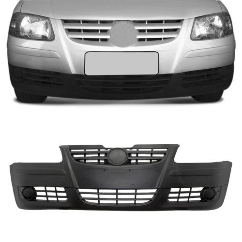 Parachoque Vw Gol Saveiro G4 2005 Até 2010 Parati G4 2005 Até 2013 Dianteiro Todo Texturizado sem Furo para Milha