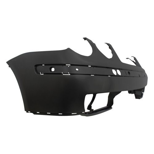 Parachoque Vw Polo 2003 2004 2005 2006 Dianteiro Preto Liso com Furo para Milha