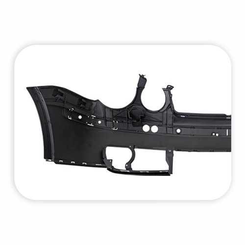 Parachoque Vw Polo 2003 2004 2005 2006 Dianteiro Preto Liso com Furo para Milha