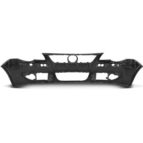 Parachoque Vw Polo 2007 2008 2009 2010 2011 2012 Dianteiro Preto Liso com Furo para Milha