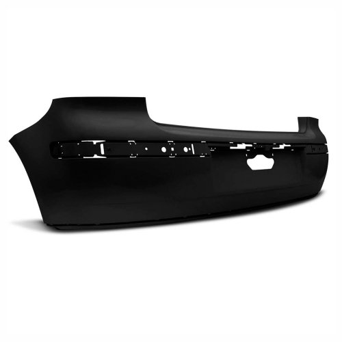 Parachoque Vw Polo Hatch 2007 2008 2009 2010 2011 2012 Traseiro Preto Liso