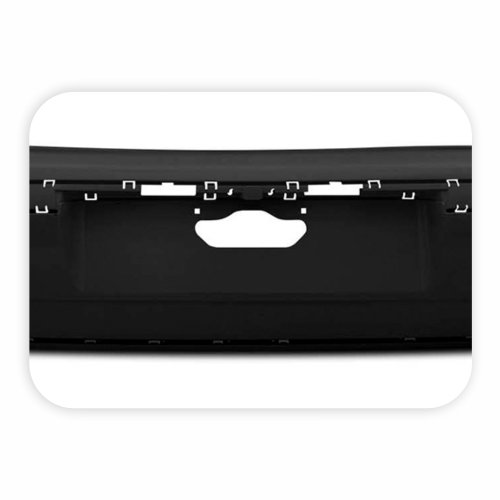 Parachoque Vw Polo Hatch 2007 2008 2009 2010 2011 2012 Traseiro Preto Liso