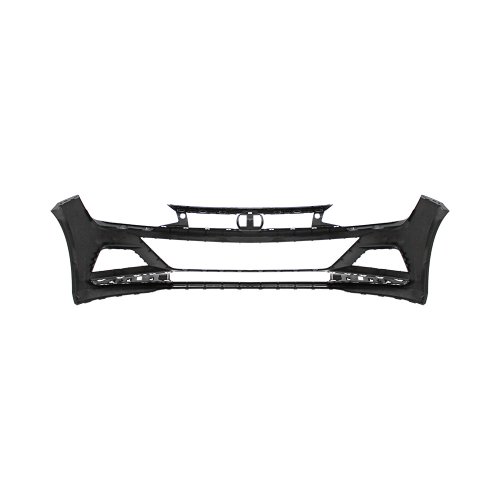 Parachoque Vw Polo Virtus 2018 2019 2020 2021 Dianteiro Preto Liso com Furo para Milha