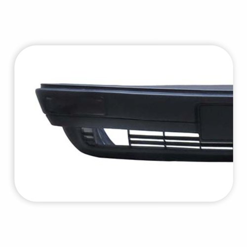 Parachoque Vw Santana Gl 1987 1988 1989 1990 1991 Dianteiro Preto Texturizado com Furo para Milha
