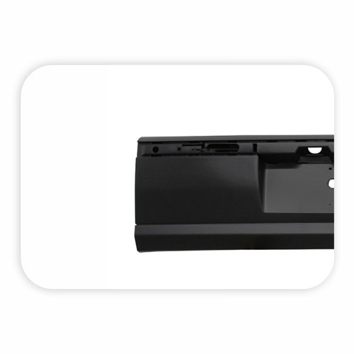 Parachoque Vw Saveiro G3 Fase 1 1999 2000 2001 2002 2003 Traseiro Central Preto Liso parcial Texturizado