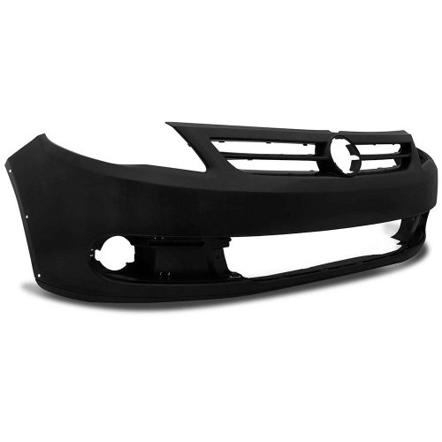Parachoque Vw Saveiro G5 2009 2010 2011 2012 2013 Dianteiro  Preto Texturizado com Furo para Milha com Furo para Moldura