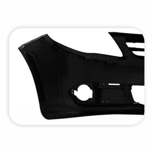 Parachoque Vw Saveiro G5 2009 2010 2011 2012 2013 Dianteiro  Preto Texturizado com Furo para Milha com Furo para Moldura