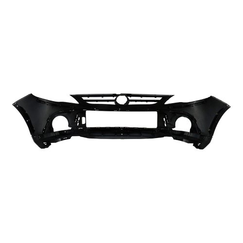 Parachoque Vw Saveiro G5 Cross Gol Rallye 2009 2010 2011 2012 2013 Dianteiro Preto Liso com Furo para Milha