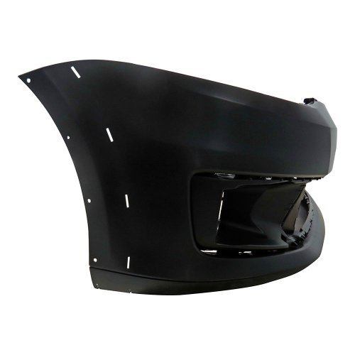 Para-Choque Volkswagen Saveiro G6 2013 2014 2015 2016 Dianteiro Preto Texturizado Com Furo Milha
