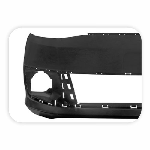 Para-Choque Volkswagen Saveiro G6 2013 2014 2015 2016 Dianteiro Preto Texturizado Com Furo Milha