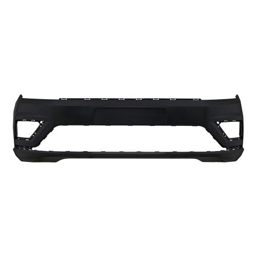 Parachoque Vw Saveiro G7 2016 Até 2020 Vw Saveiro G8 2021 Até 2023 Dianteiro Preto Liso Com Furo para Moldura com Furo para Milha