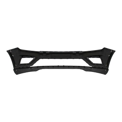Parachoque Vw Saveiro G7 2016 Até 2020 Vw Saveiro G8 2021 Até 2023 Dianteiro Preto Liso Com Furo para Moldura com Furo para Milha