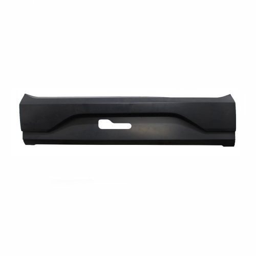 Parachoque Vw Saveiro Robust G7 G8 2017 Até 2022 Traseiro Central Preto Texturizado sem Furo para Sensor